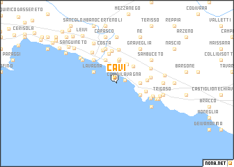 map of Cavi