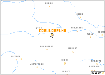 map of Cavula Velho