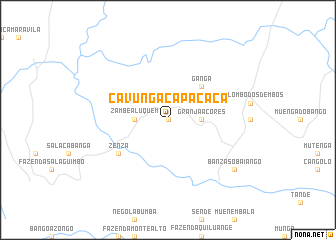 map of Cavunga Capacaça