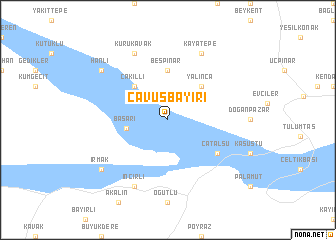 map of Çavuşbayırı