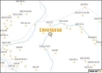 map of Çavuşdede