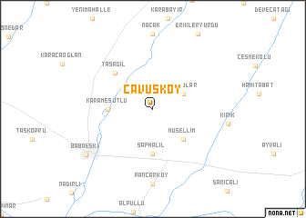 map of Çavuşköy