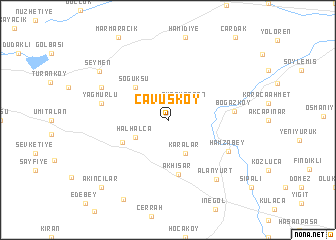 map of Çavuşköy