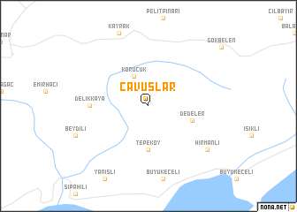 map of Çavuşlar