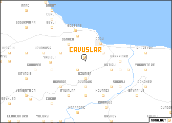 map of Çavuşlar