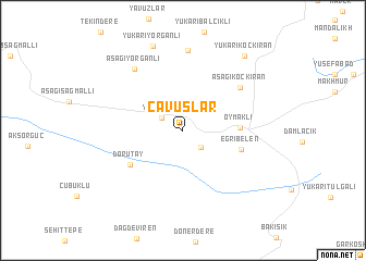 map of Çavuşlar