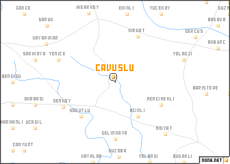 map of Çavuşlu