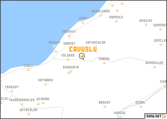 map of Çavuşlu