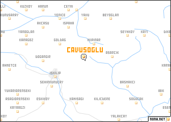 map of Çavuşoğlu