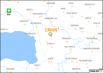 map of Çavuş