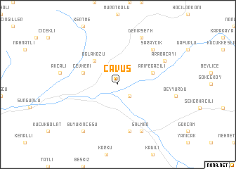 map of Çavuş