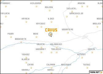 map of Çavuş