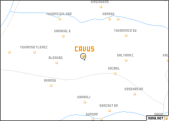 map of Çavuş