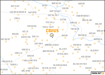 map of Çavuş