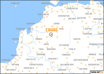 map of Cawag
