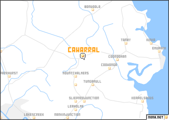 map of Cawarral
