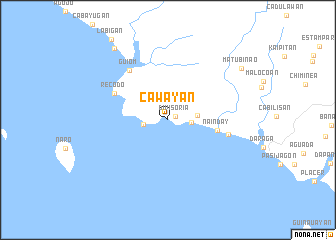 map of Cawayan