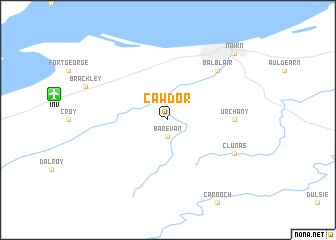 map of Cawdor