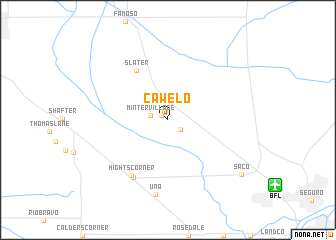 map of Cawelo