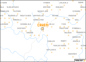 map of Caweni