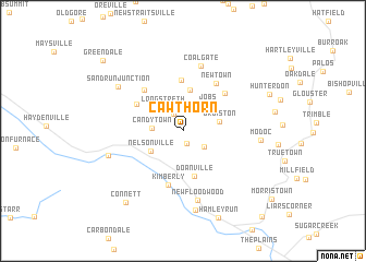 map of Cawthorn