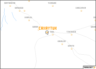 map of Caxaytuk