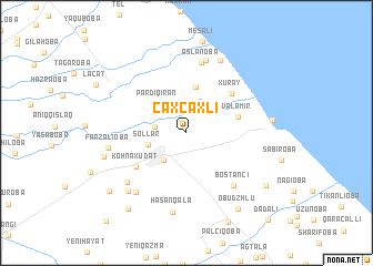 map of Çaxçaxlı