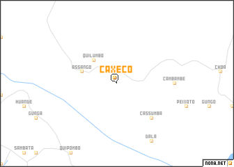 map of Caxeco