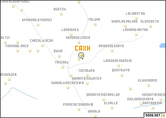 map of Caxh