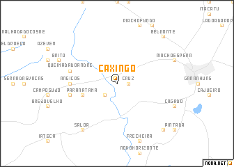 map of Caxingó