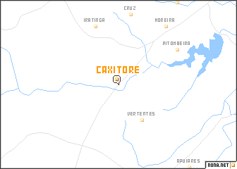 map of Caxitoré