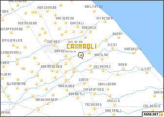 map of Çaxmaqlı