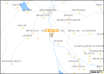 map of Caxuxi