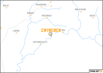 map of Cayacaca