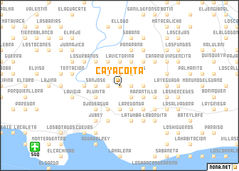 map of Cayacoíta