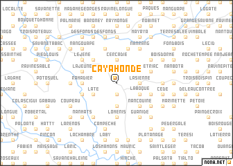 map of Cayahonde