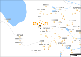 map of Cayahuay