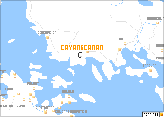 map of Cayangcanan