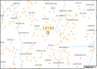 map of Cayan