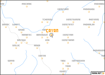 map of Cayan