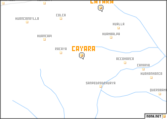 map of Cayara
