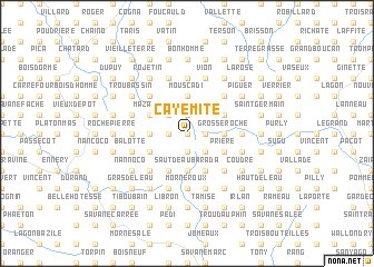 map of Cayemite