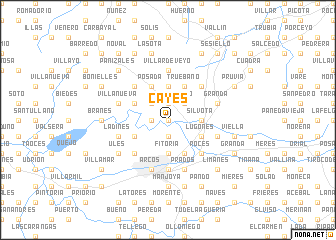 map of Cayés