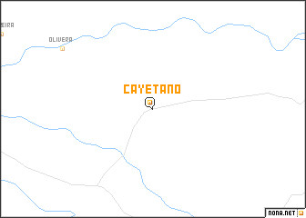 map of Cayetano