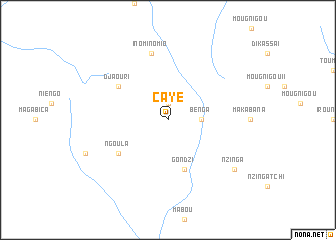 map of Caye