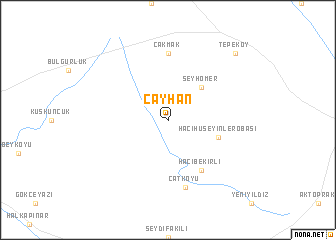 map of Çayhan