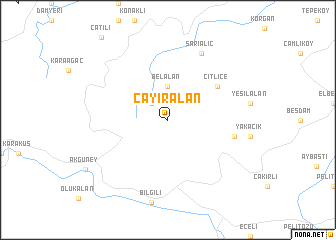 map of Çayıralan