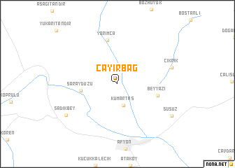 map of Çayırbağ