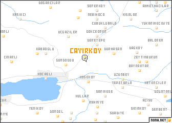 map of Çayırköy