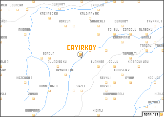 map of Çayırköy